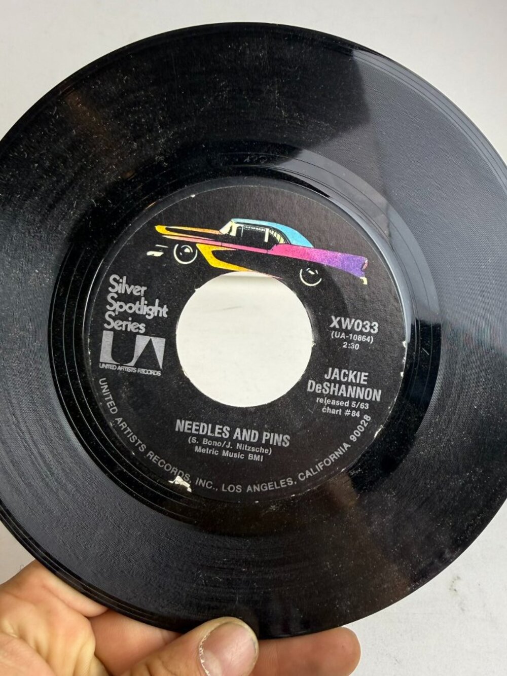 Jackie DeShannon 45 RPM What The World Needs Now Is Love Needles And Pins XW033